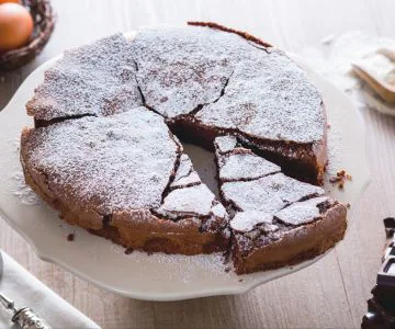 Torta tenerina (Moist  chocolate cake)