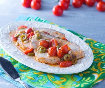 Sicilian-style swordfish