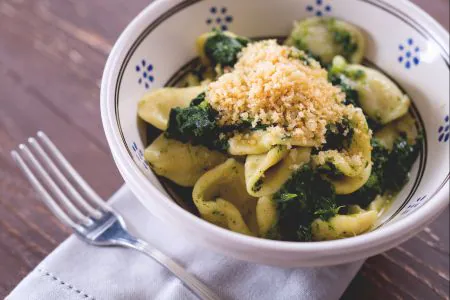 Orecchiette with broccoli rabe