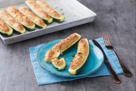 Ligurian-style stuffed zucchini