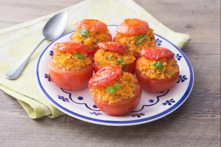 Baked stuffed tomatoes