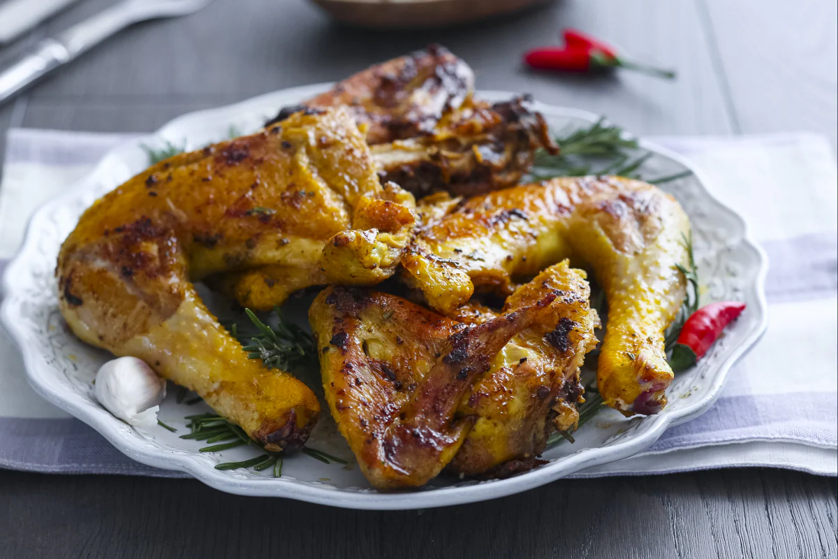 Pollo alla diavola (grilled chicken)