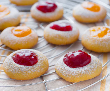 Butter and jam cookies