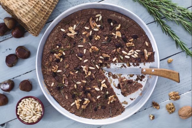 Traditional Tuscan Castagnaccio Recipe | Authentic Italian Chestnut Cake