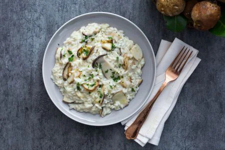 Porcini mushroom risotto