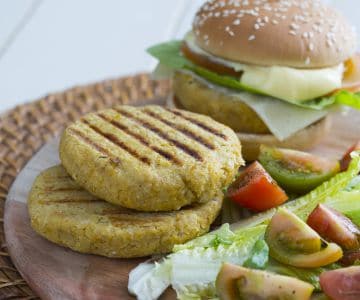 Chickpea burgers