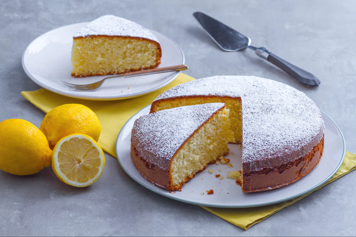 Soft lemon cake