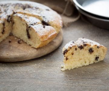 Ricotta and chocolate cake