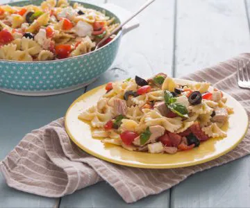 Mediterranean pasta salad