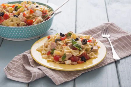 Mediterranean pasta salad