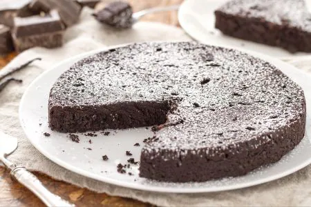 Flourless chocolate cake