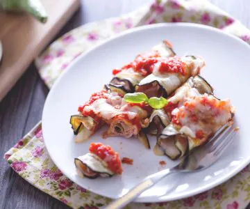 Eggplant roulades