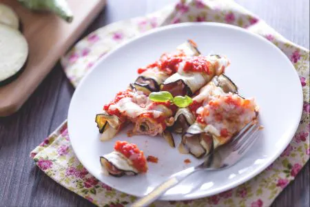 Eggplant roulades