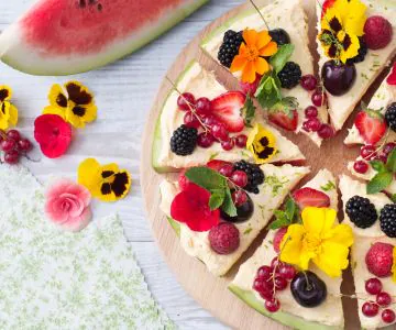 Watermelon pizza