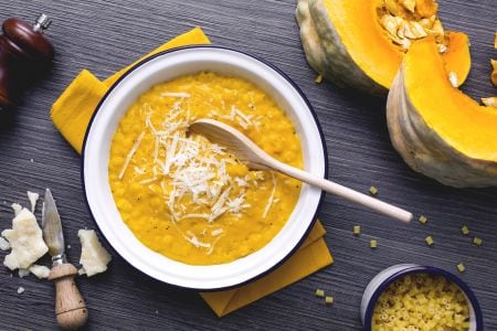 Milanese-style pumpkin soup