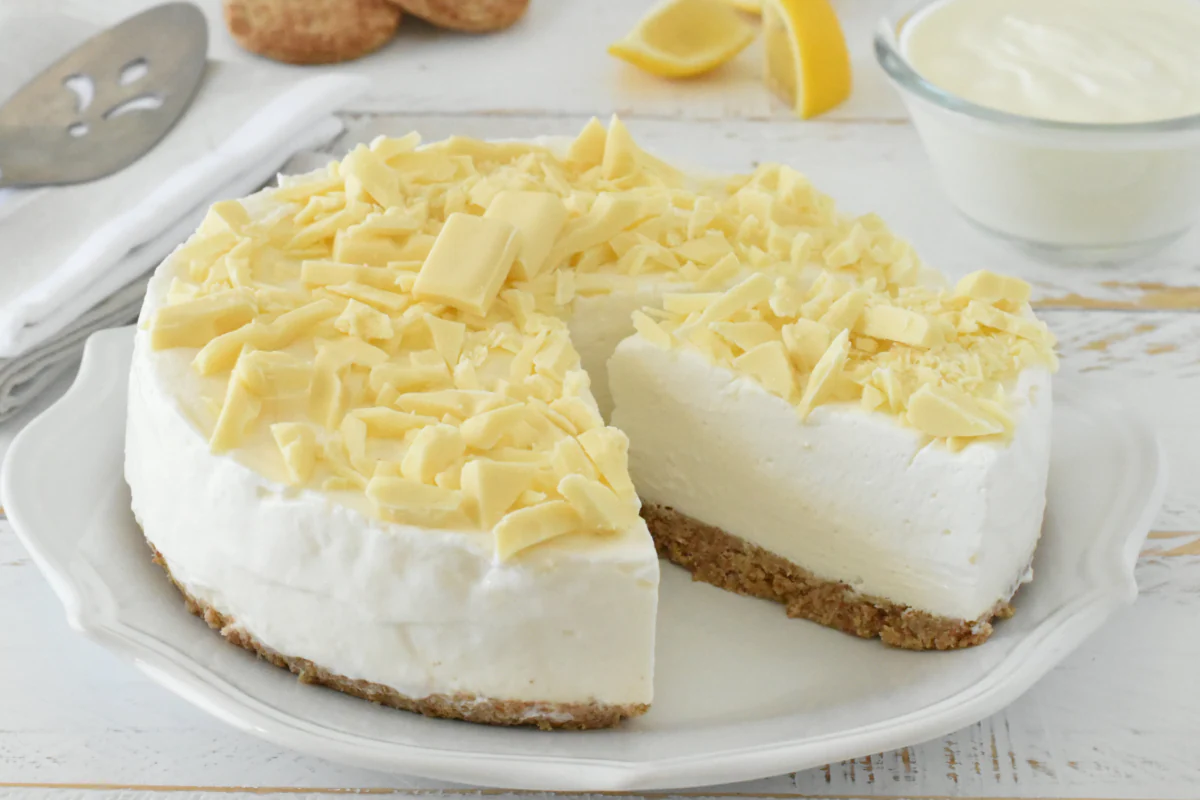 Cold lemon cake