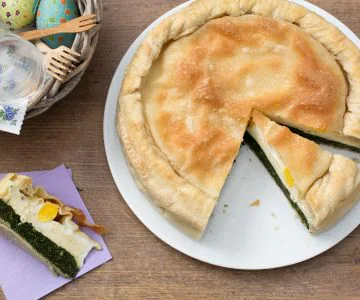 Savory Easter pie (Torta Pasqualina)