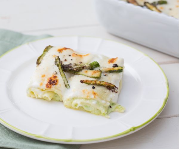 Asparagus crepes