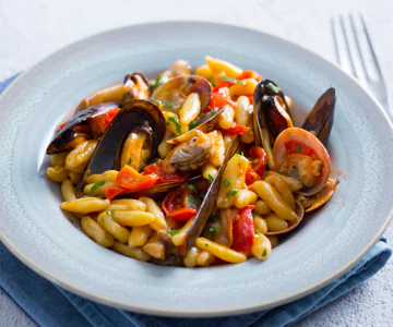 Seafood cavatelli