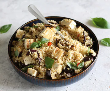 Vegan bulgur salad