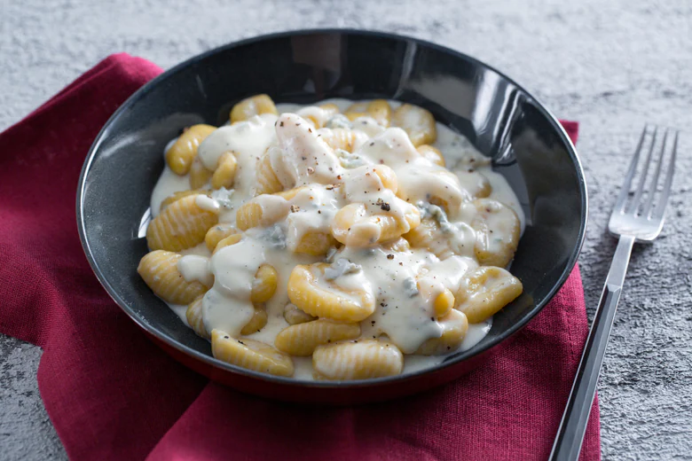 Gnocchi with creamy Gorgonzola sauce