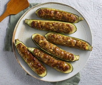 Stuffed zucchini