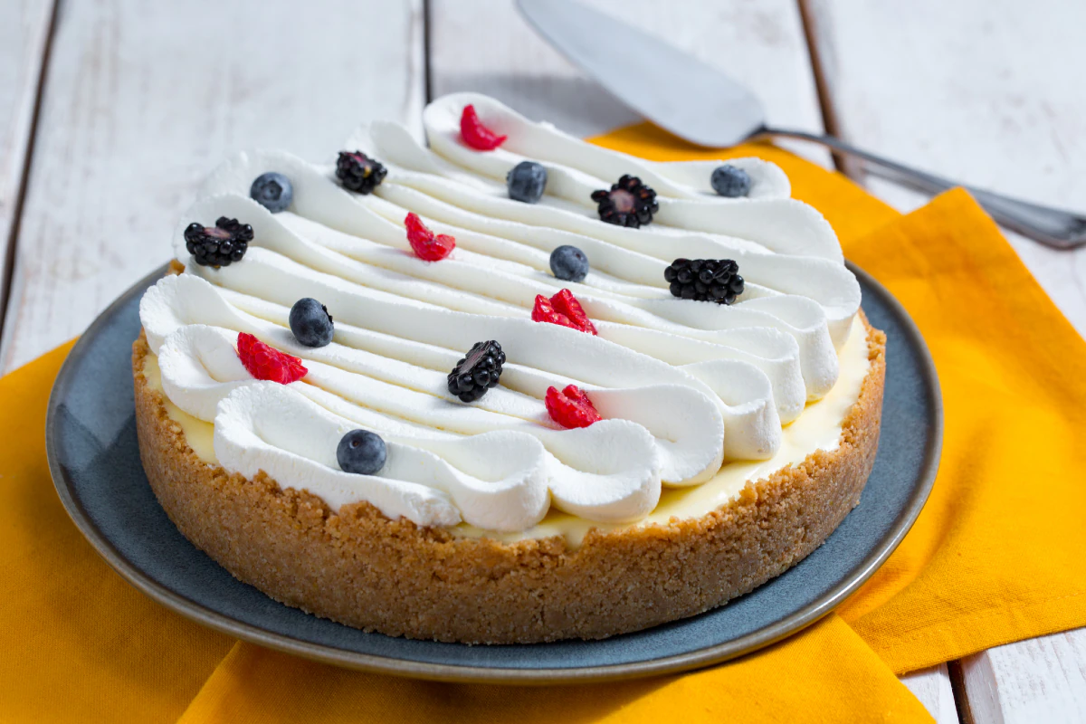 Lemon curd tart