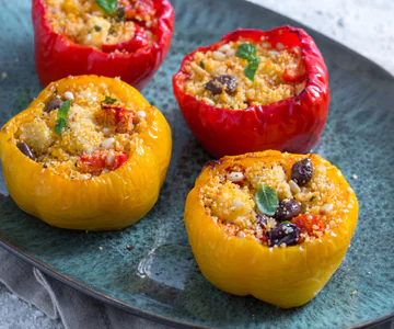 Couscous stuffed peppers