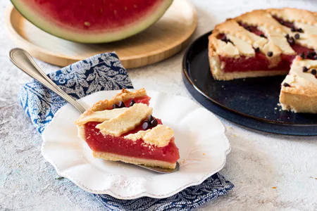 Sicilian watermelon tart