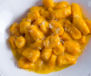 Quick pumpkin gnocchi