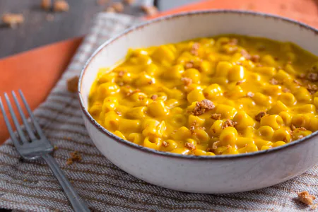 Pumpkin and gorgonzola pasta