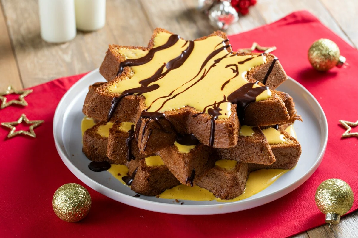 Pandoro Stars with Zabaione Cream