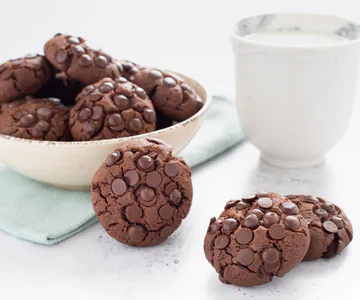 Butter-free chocolate cookies