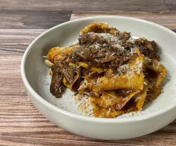 Lamb shank pappardelle