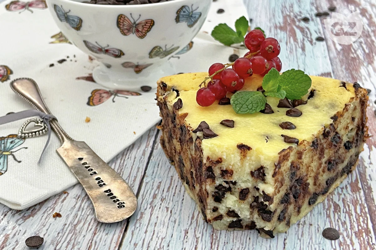 Flourless chocolate ricotta cake