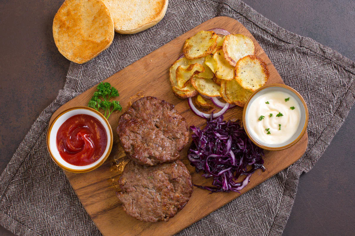 Air fryer patties