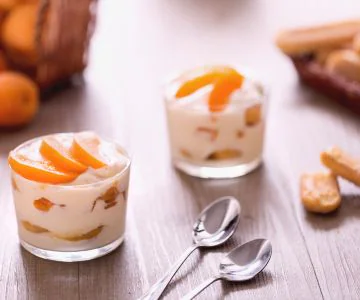 Apricot tiramisu