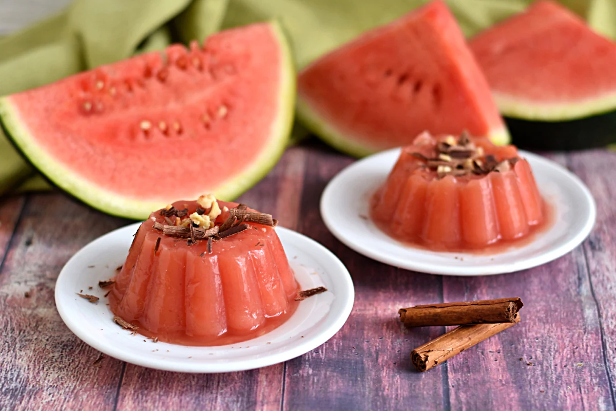 Sicilian Watermelon Pudding (Gelo di Melone)