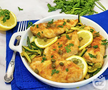 Creamy chicken piccata