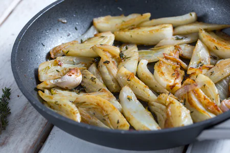 Pan-fried fennel