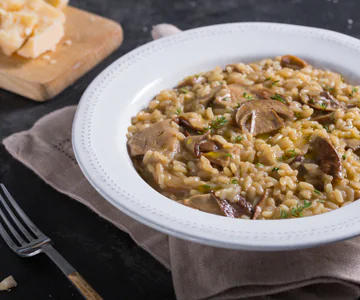 Mushroom Risotto with Dried Mushrooms