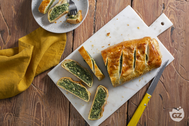 Ricotta and Spinach Strudel