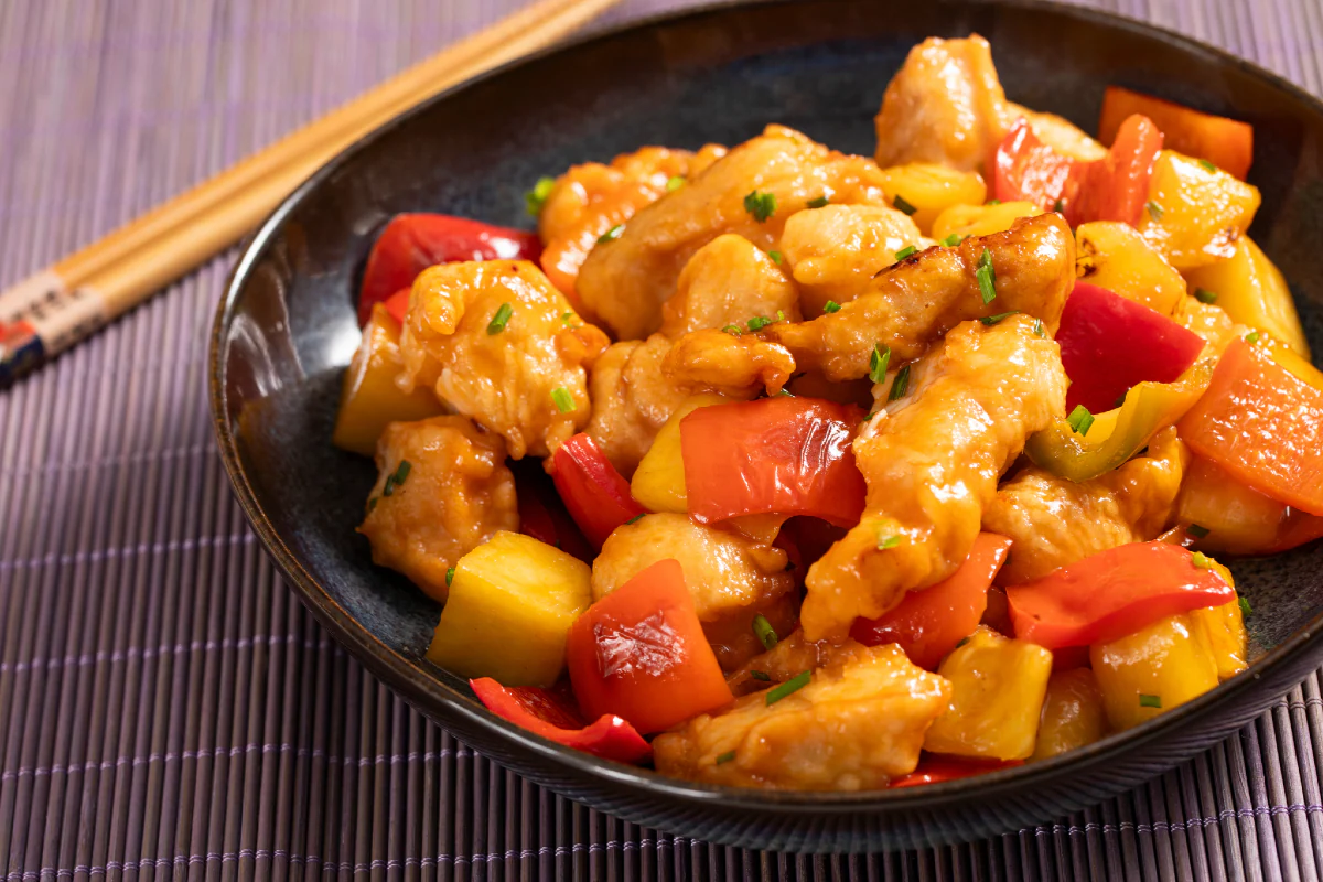 Chicken in Sweet and Sour Sauce