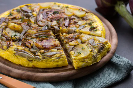 Potato and Artichoke Frittata