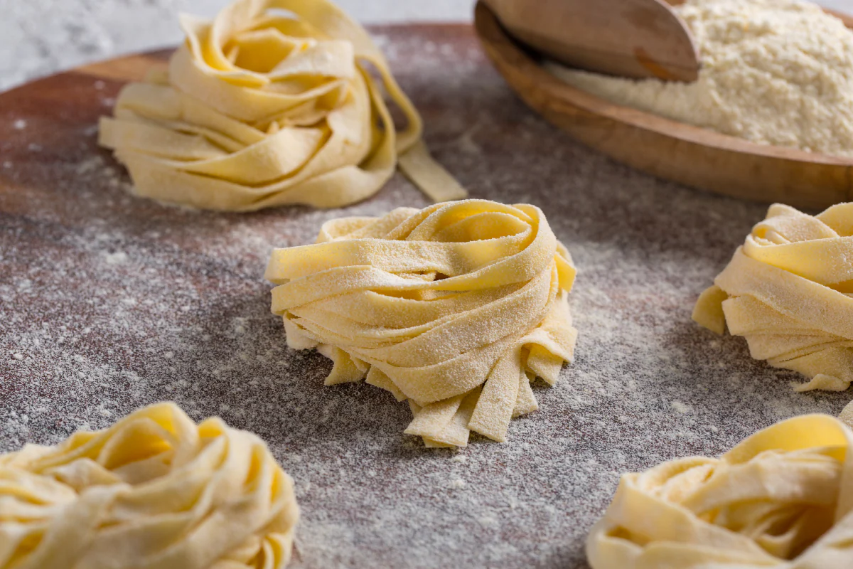 Eggless Handmade Tagliatelle