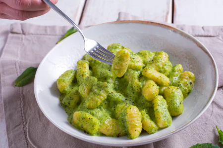 Gnocchi with Zucchini Cream