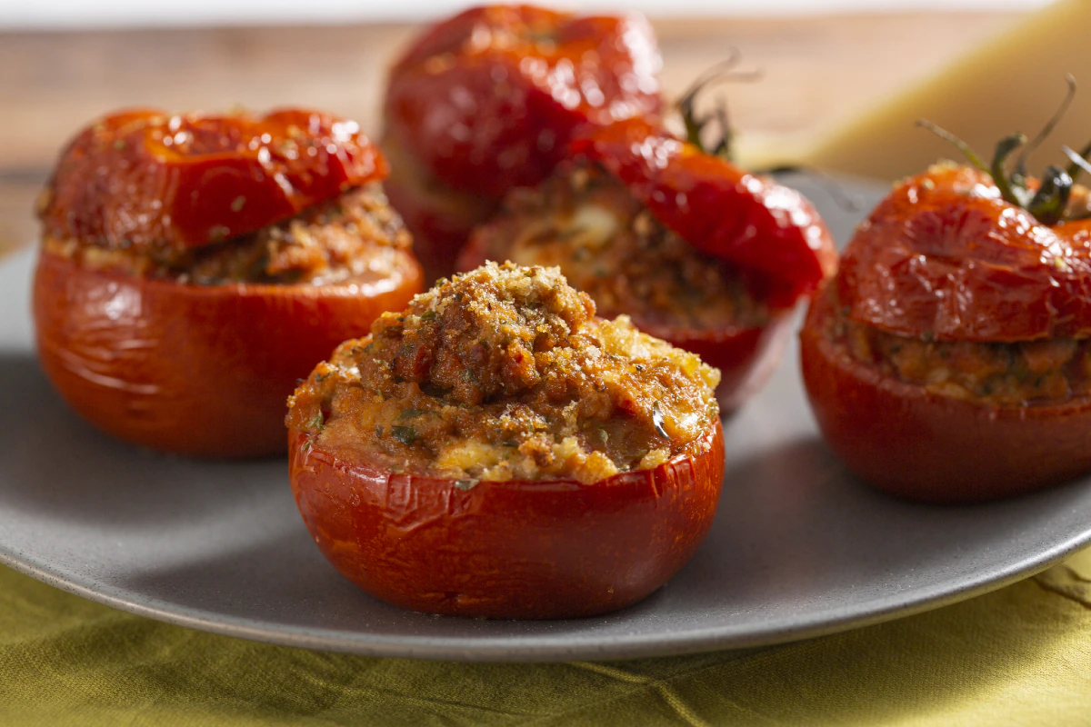 Sicilian Stuffed Tomatoes