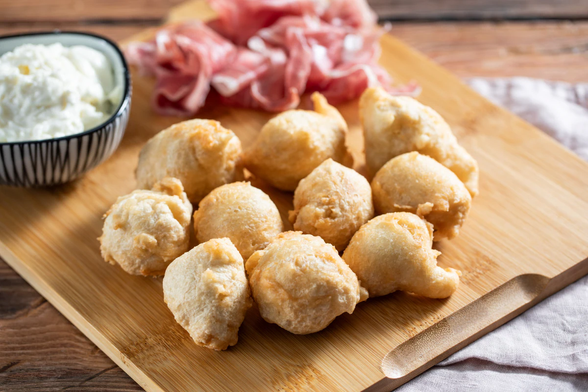 Tuscan Coccoli (fried dough balls)