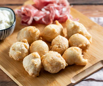 Tuscan Coccoli (fried dough balls)