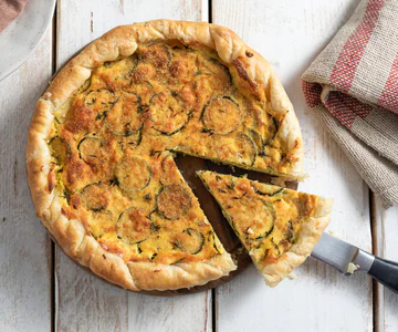 Zucchini and Ricotta Savory Tart